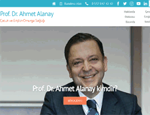 Tablet Screenshot of ahmetalanay.com